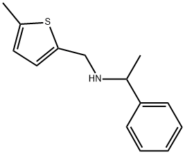 N-((5-METHYLTHIEN-2-YL)METHYL)-1-PHENYLETHANAMINE Struktur