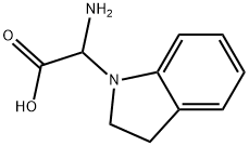 AMINO-(2,3-DIHYDRO-INDOL-1-YL)-ACETIC ACID Struktur