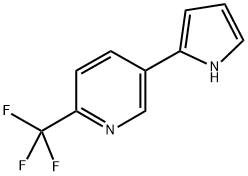 2-(6-TRIFLUOROMETHYLPYRIDIN-3-YL)PYRROLE Struktur