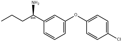 (1R)-1-[3-(4-CHLOROPHENOXY)PHENYL]BUTYLAMINE Struktur