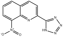 8-NITRO-2-(1H-TETRAZOL-5-YL)QUINOLINE Struktur