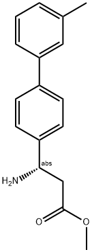 METHYL (3S)-3-AMINO-3-[4-(3-METHYLPHENYL)PHENYL]PROPANOATE Struktur