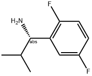 (1S)-1-(2,5-DIFLUOROPHENYL)-2-METHYLPROPYLAMINE Struktur