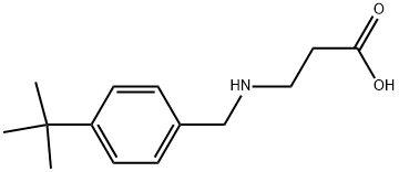 3-[(4-TERT-BUTYLBENZYL)AMINO]PROPANOIC ACID Struktur