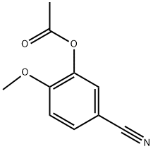 5-CYANO-2-METHOXYPHENYL ACETATE Struktur