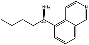 (1R)-1-(5-ISOQUINOLYL)PENTYLAMINE Struktur