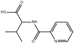 3-METHYL-2-[(PYRIDIN-2-YLCARBONYL)AMINO]BUTANOIC ACID Struktur