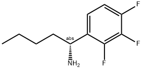 (1R)-1-(2,3,4-TRIFLUOROPHENYL)PENTYLAMINE Struktur