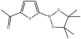 2-ACETYLTHIOPHENE-5-BORONIC ACID PINACOL ESTER Struktur