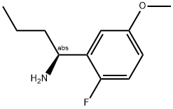 (1S)-1-(2-FLUORO-5-METHOXYPHENYL)BUTYLAMINE Struktur