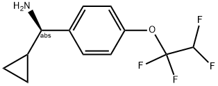 (1R)CYCLOPROPYL[4-(1,1,2,2-TETRAFLUOROETHOXY)PHENYL]METHYLAMINE Struktur