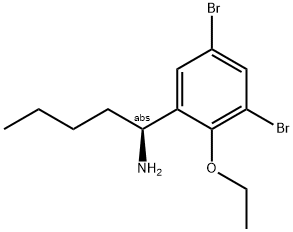 (1S)-1-(3,5-DIBROMO-2-ETHOXYPHENYL)PENTYLAMINE Struktur