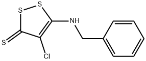 5-(BENZYLAMINO)-4-CHLORO-3H-1,2-DITHIOLE-3-THIONE Struktur