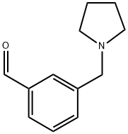 3-(PYRROLIDIN-1-YLMETHYL)BENZALDEHYDE Structure