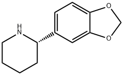 (S)-2-(BENZO[D][1,3]DIOXOL-5-YL)PIPERIDINE Struktur