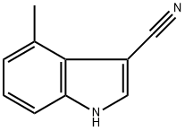 3-CYANO-4-METHYLINDOLE Struktur