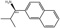 (1R)-2-METHYL-1-(2-NAPHTHYL)PROPYLAMINE Struktur