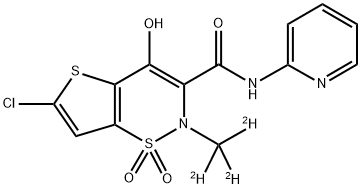 LORNOXICAM-D3 Struktur