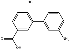 3'-AMINO-BIPHENYL-3-CARBOXYLIC ACID HYDROCHLORIDE Struktur