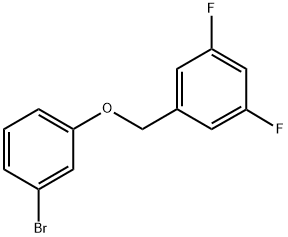 3-BROMOPHENYL-(3,5-DIFLUOROBENZYL)ETHER Struktur