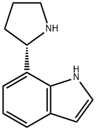 7-((2S)PYRROLIDIN-2-YL)INDOLE Struktur