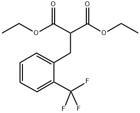 DIETHYL (2-TRIFLUOROMETHYLBENZYL)MALONATE Struktur