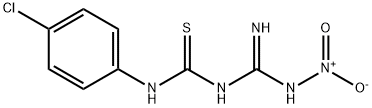 1-(4-CHLOROPHENYL)-3-[IMINO(NITROAMINO)METHYL]THIOUREA Struktur