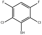 2,6-DICHLORO-3,5-DIFLUORO-4-(TRIFLUOROMETHYL)BENZENETHIOL Struktur