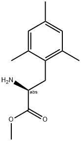 METHYL (2S)-2-AMINO-3-(2,4,6-TRIMETHYLPHENYL)PROPANOATE Struktur