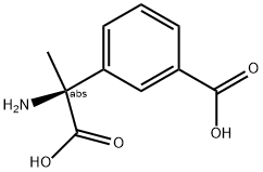 3-((1S)-1-AMINO-1-CARBOXYETHYL)BENZOIC ACID Struktur