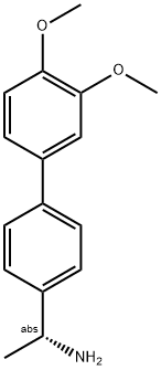 (1R)-1-[4-(3,4-DIMETHOXYPHENYL)PHENYL]ETHYLAMINE Struktur