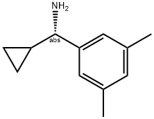 (1S)(3,5-DIMETHYLPHENYL)CYCLOPROPYLMETHYLAMINE Struktur