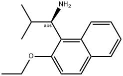 (1R)-1-(2-ETHOXYNAPHTHYL)-2-METHYLPROPYLAMINE Struktur