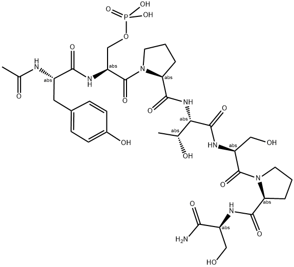 AC-Y(PS)PTSPS-AMIDE Struktur