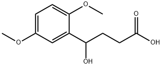 4-(2,5-DIMETHOXY-PHENYL)-4-HYDROXY-BUTYRIC ACID Struktur