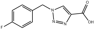 1-(4-FLUORO-BENZYL)-1H-[1,2,3]TRIAZOLE-4-CARBOXYLIC ACID Struktur