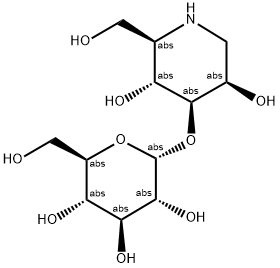 A-D-GLC(1-3)-1-DEOXYMANNOJIRIMYCIN Struktur