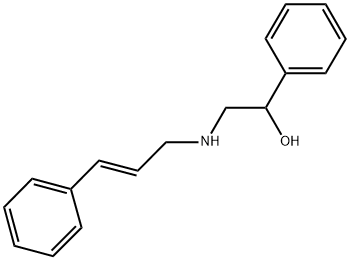 1-PHENYL-2-([(2E)-3-PHENYLPROP-2-ENYL]AMINO)ETHANOL Struktur