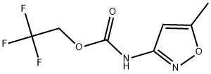 2,2,2-TRIFLUOROETHYL 5-METHYLISOXAZOL-3-YLCARBAMATE Struktur