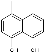 1,8-DIMETHYLNAPHTHALENEDIOL Struktur