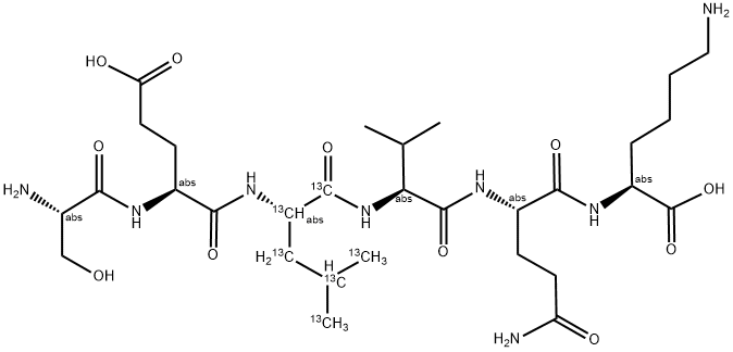 26S PROTEASOME SUBUNIT FRAGMENT ( C13-LEU) Struktur