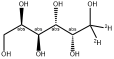 D-[1,1'-2H2]DULCITOL Struktur