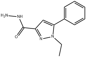 1-ETHYL-5-PHENYL-1H-PYRAZOLE-3-CARBOHYDRAZIDE Struktur