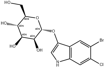 5-BROMO-6-CHLORO-3-INDOLYL ALPHA-D-MANNOPYRANOSIDE Struktur