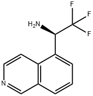 (1R)-2,2,2-TRIFLUORO-1-(5-ISOQUINOLYL)ETHYLAMINE Struktur