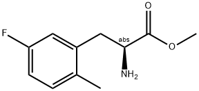 METHYL (2S)-2-AMINO-3-(5-FLUORO-2-METHYLPHENYL)PROPANOATE Struktur