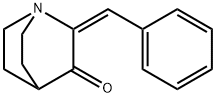 2-BENZYLIDENEQUINUCLIDIN-3-ONE Struktur