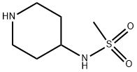 N-PIPERIDIN-4-YLMETHANESULFONAMIDE Struktur