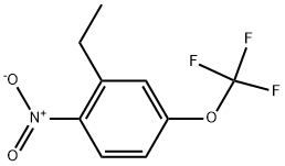 2-ETHYL-4-(TRIFLUOROMETHOXY)NITROBENZENE Struktur