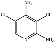 3,5-DICHLOROPYRIDINE-2,4-DIAMINE Struktur